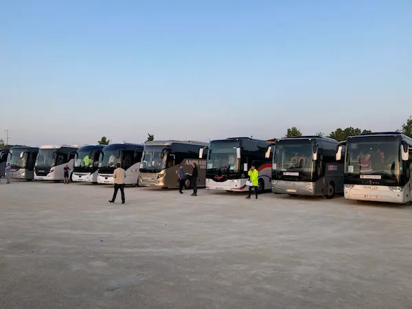 Déplacement sportif en autocar à Lyon